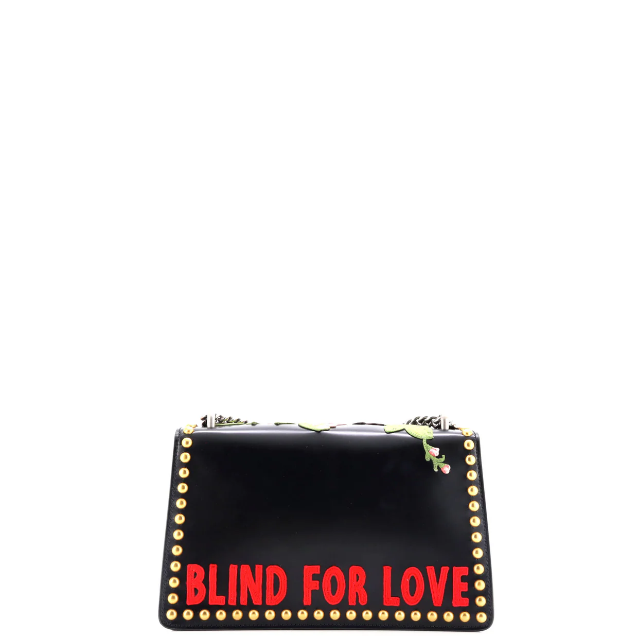 Dionysus Bag Embroidered Studded Leather Small - Deep Luxury