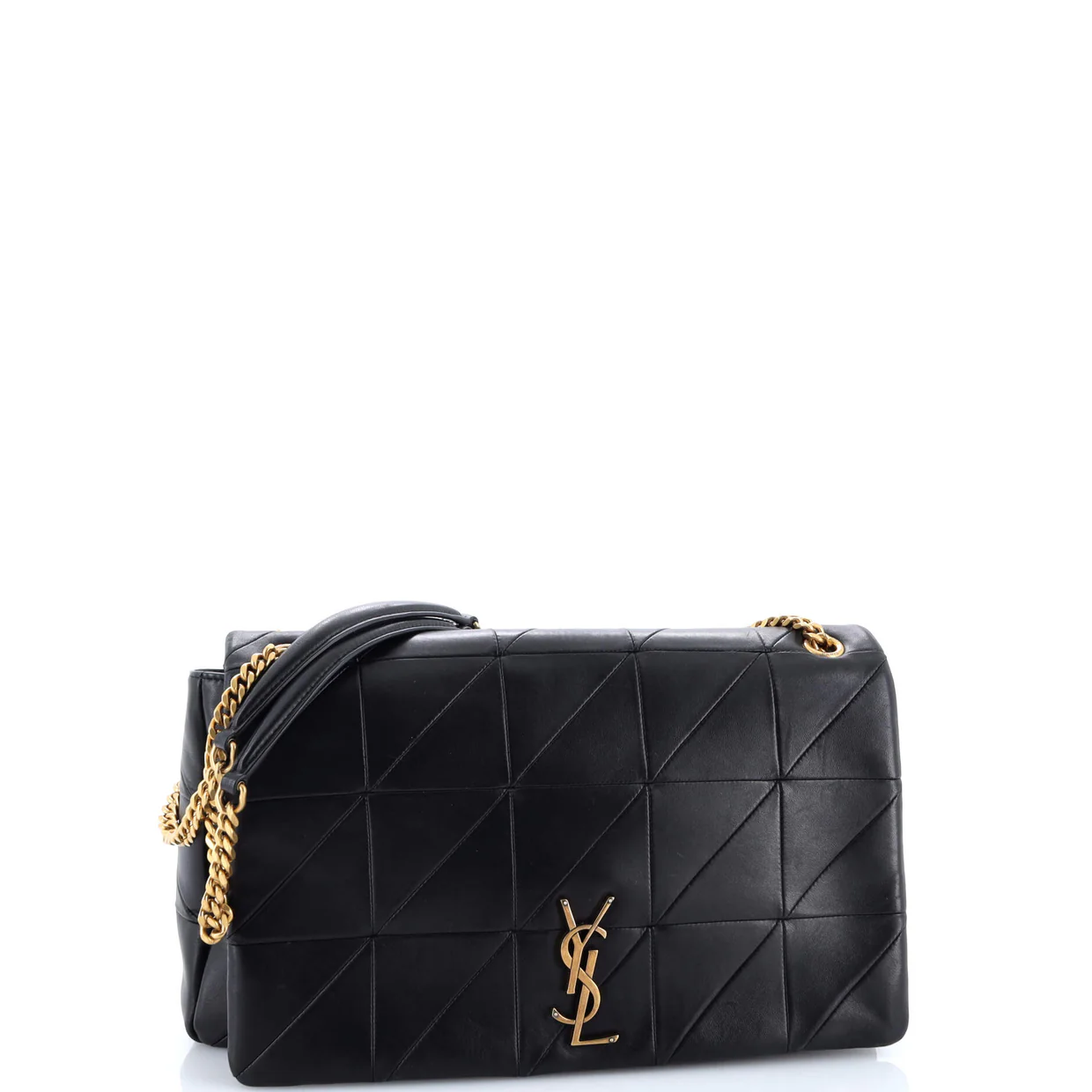 Jamie Flap Bag Quilted Leather Large - Deep Luxury