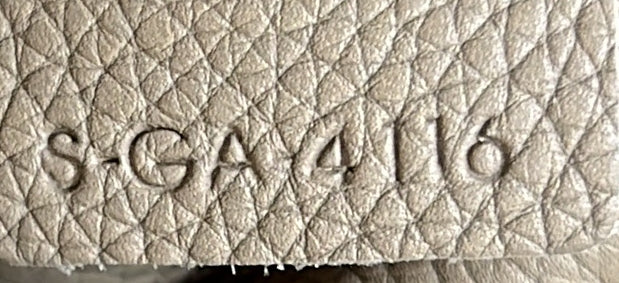 Tri-Fold Shoulder Bag Grained Calfskin Small - Deep Luxury