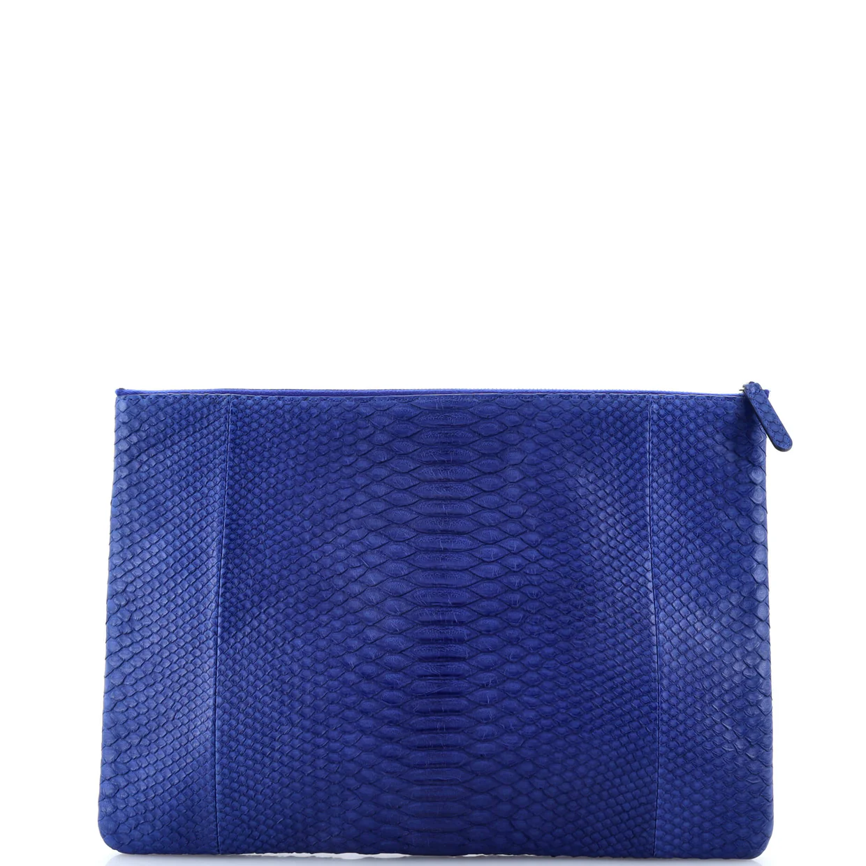 O Case Clutch Python Large - Deep Luxury