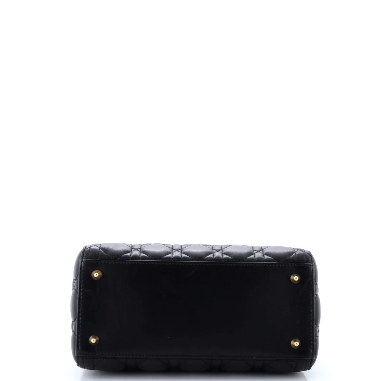 Lady Dior Bag Cannage Quilt Lambskin Medium - Deep Luxury