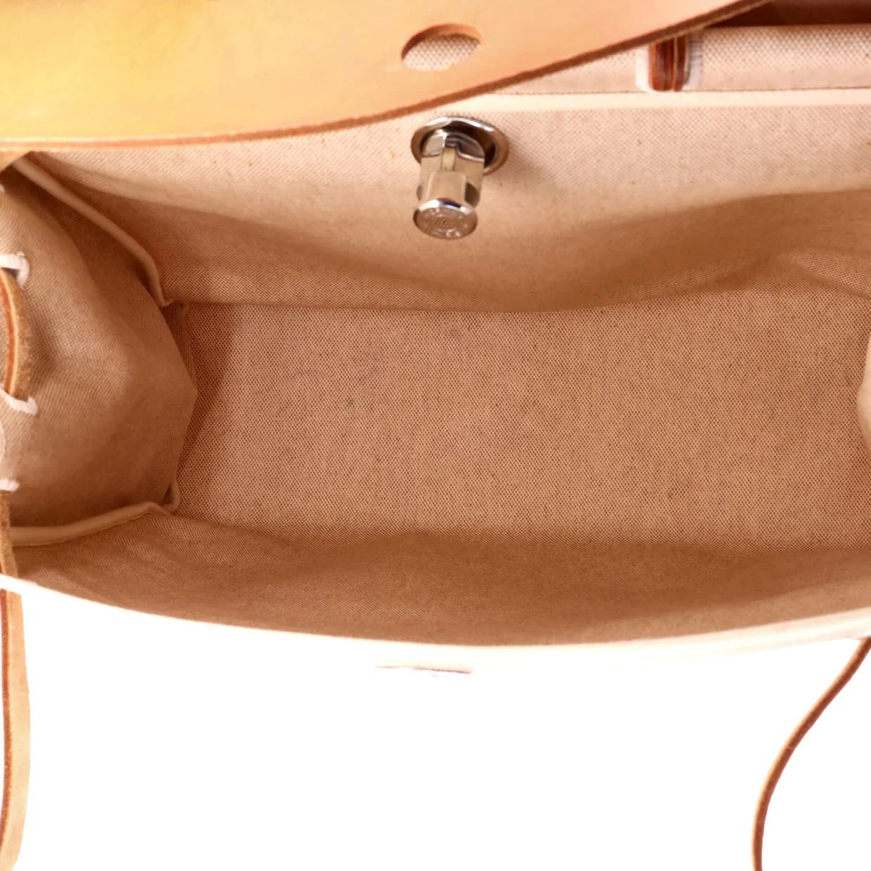 Herbag Toile and Leather MM - Deep Luxury