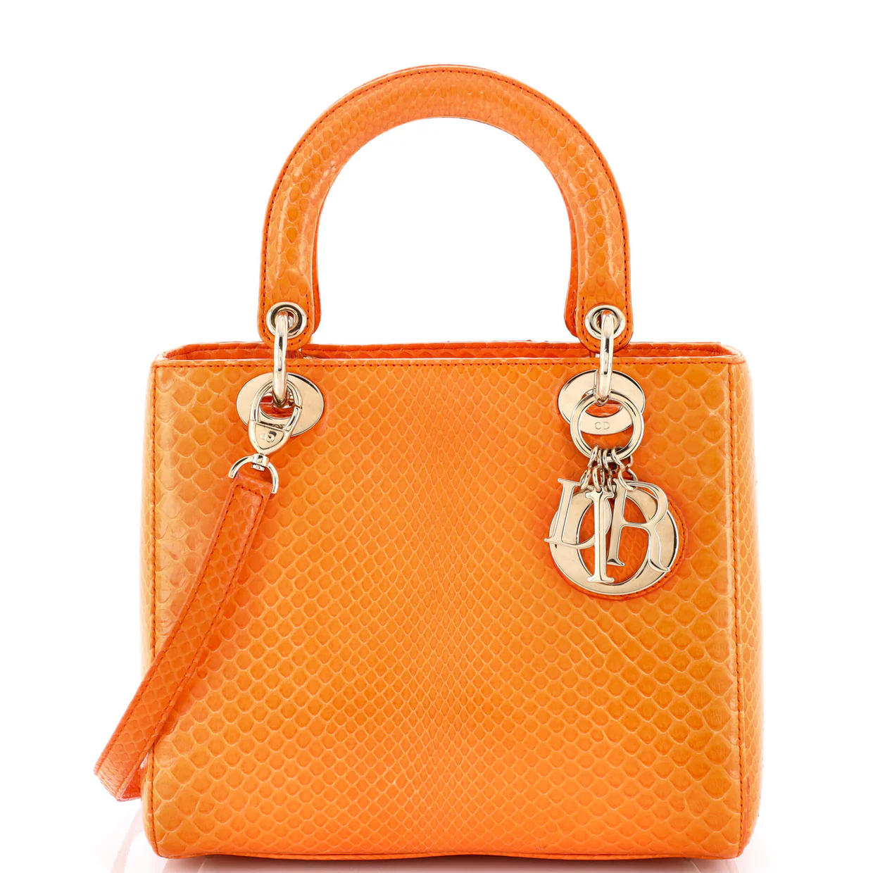 Lady Dior Bag Python Medium - Deep Luxury