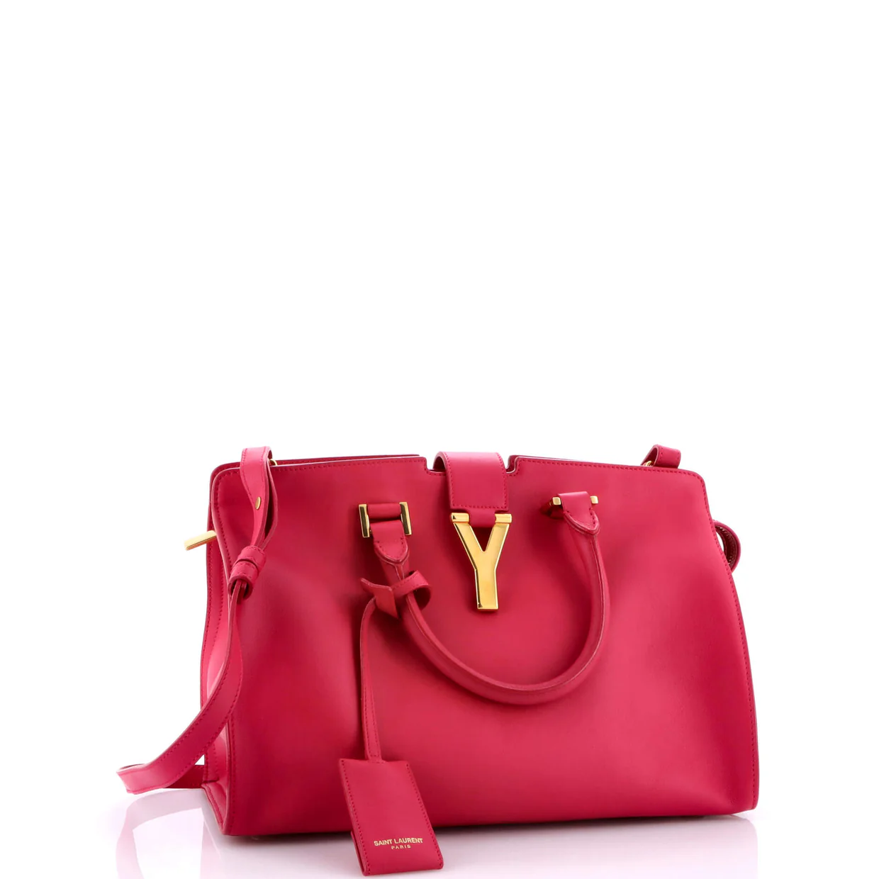 Classic Y Cabas Leather Small - Deep Luxury