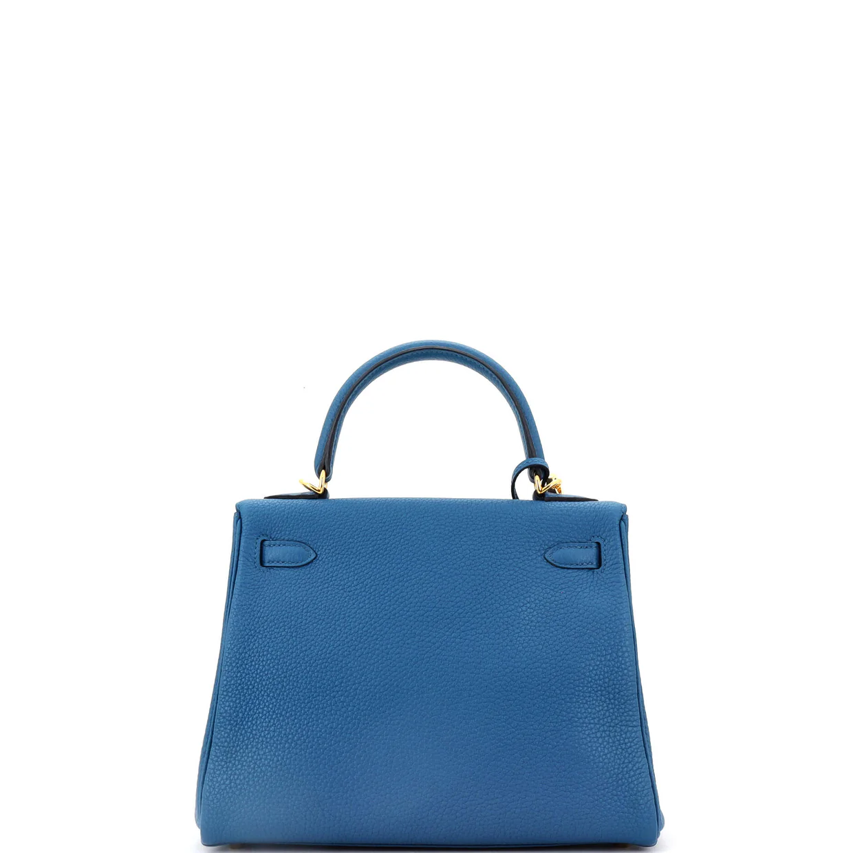 Kelly Handbag Bleu France Togo with Gold Hardware 25 - Deep Luxury
