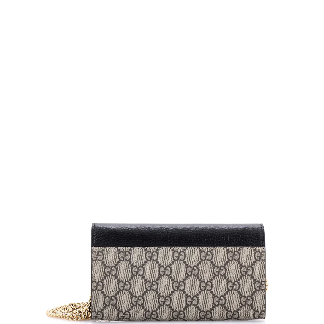 GG Marmont Continental Chain Wallet GG Coated Canvas and Leather - Deep Luxury