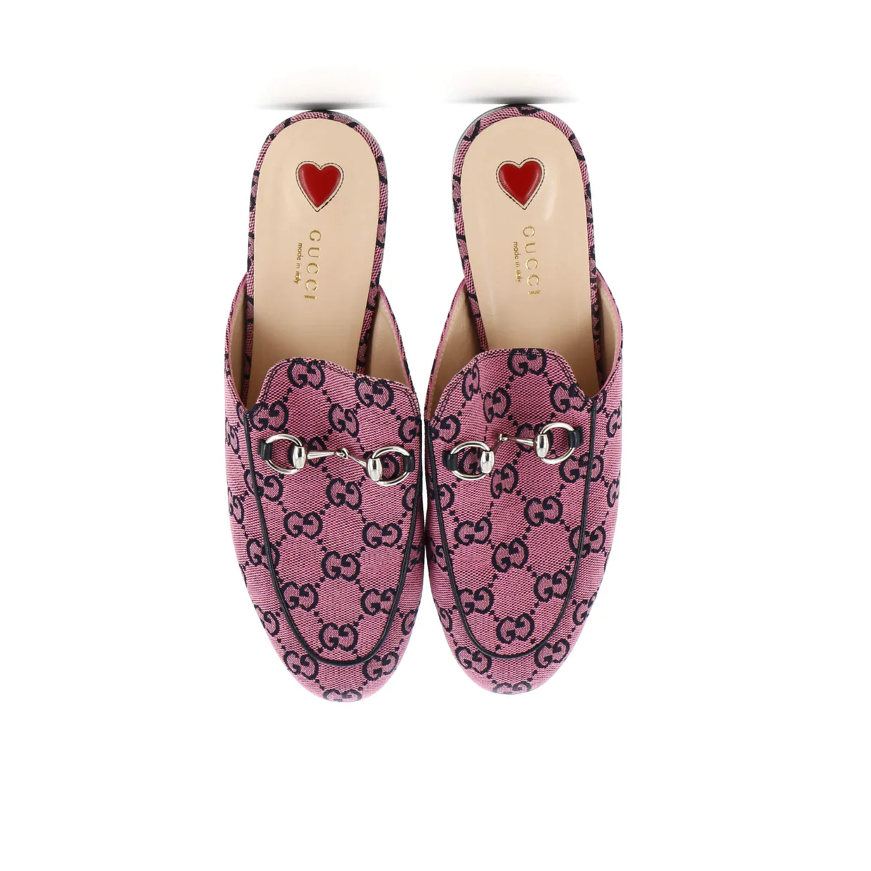 Women's Princetown Mules GG Canvas - Deep Luxury