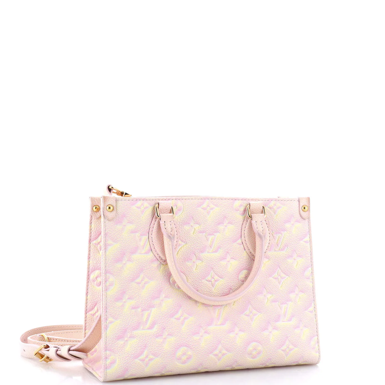OnTheGo Tote Stardust Monogram Empreinte Leather PM - Deep Luxury