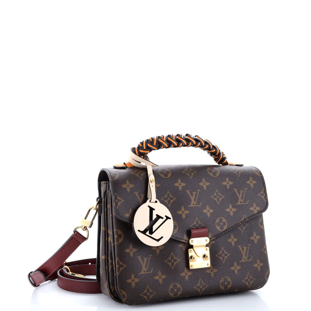 Braided Handle Pochette Metis Monogram Canvas - Deep Luxury