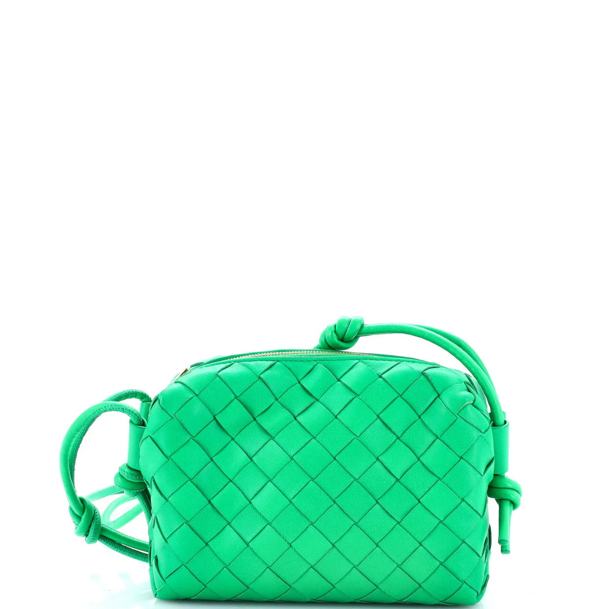 Loop Crossbody Bag Intrecciato Nappa Mini - Deep Luxury