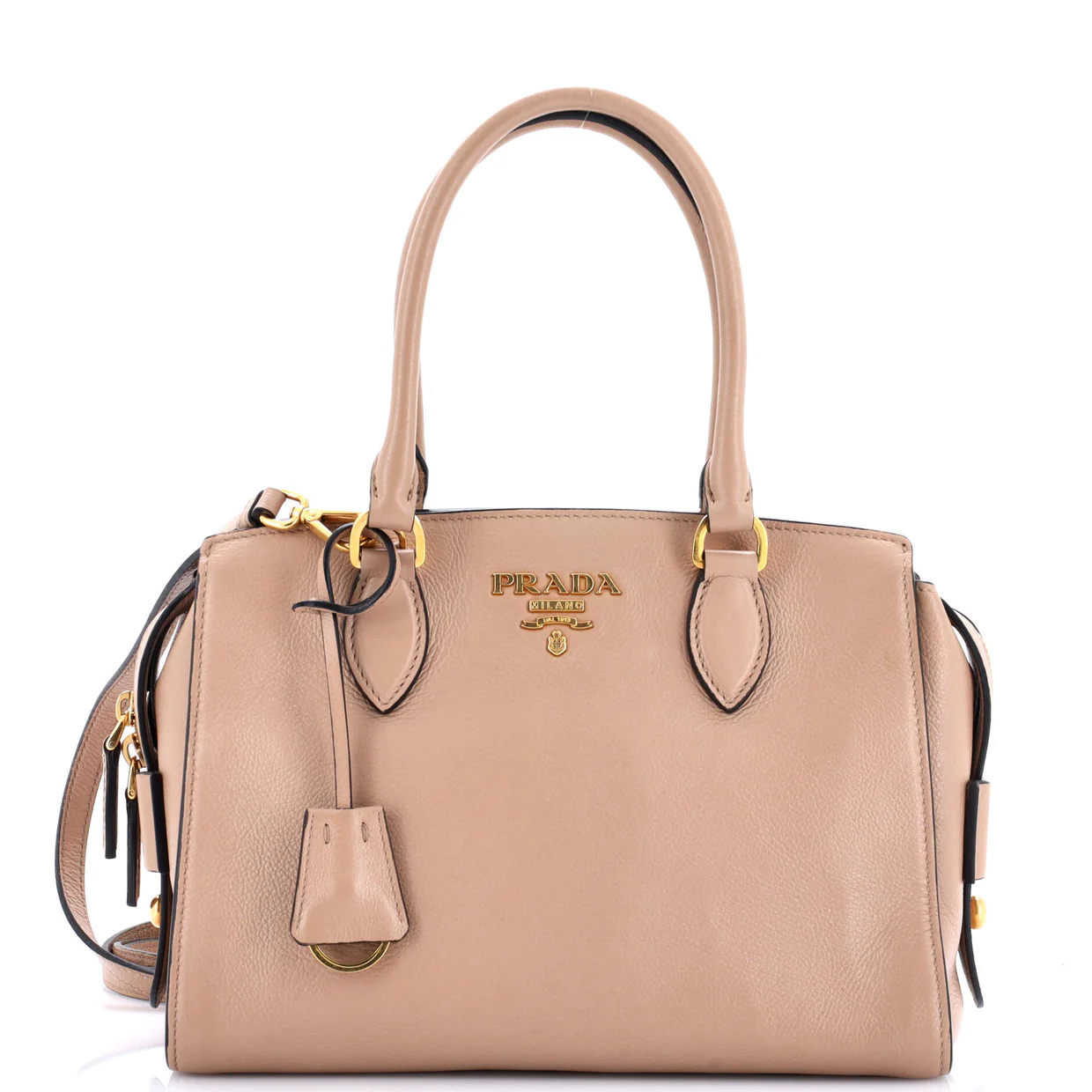 Top Handle Satchel Glace Calf Small - Deep Luxury