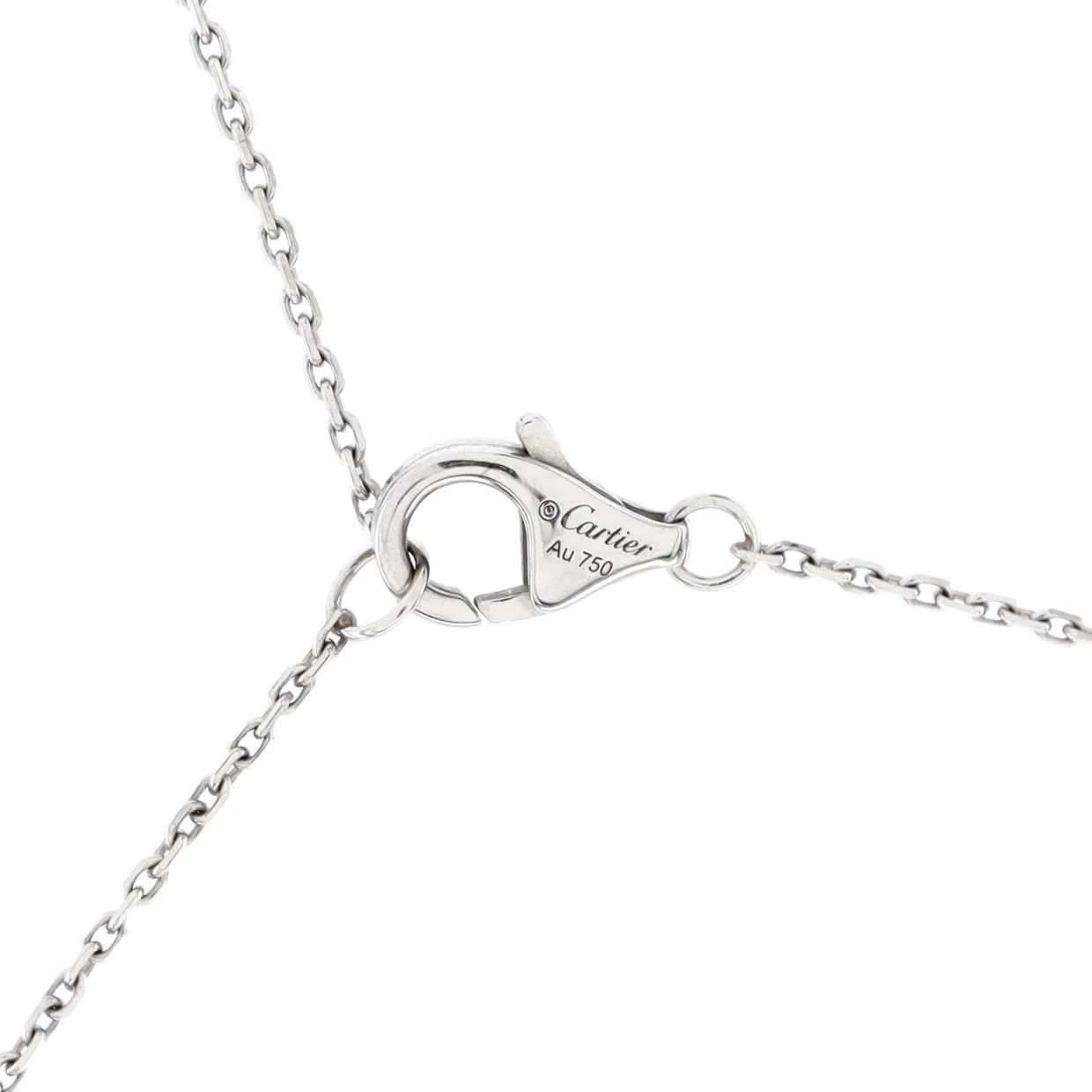 D'Amour Pendant Necklace 18K White Gold and Diamond XS - Deep Luxury