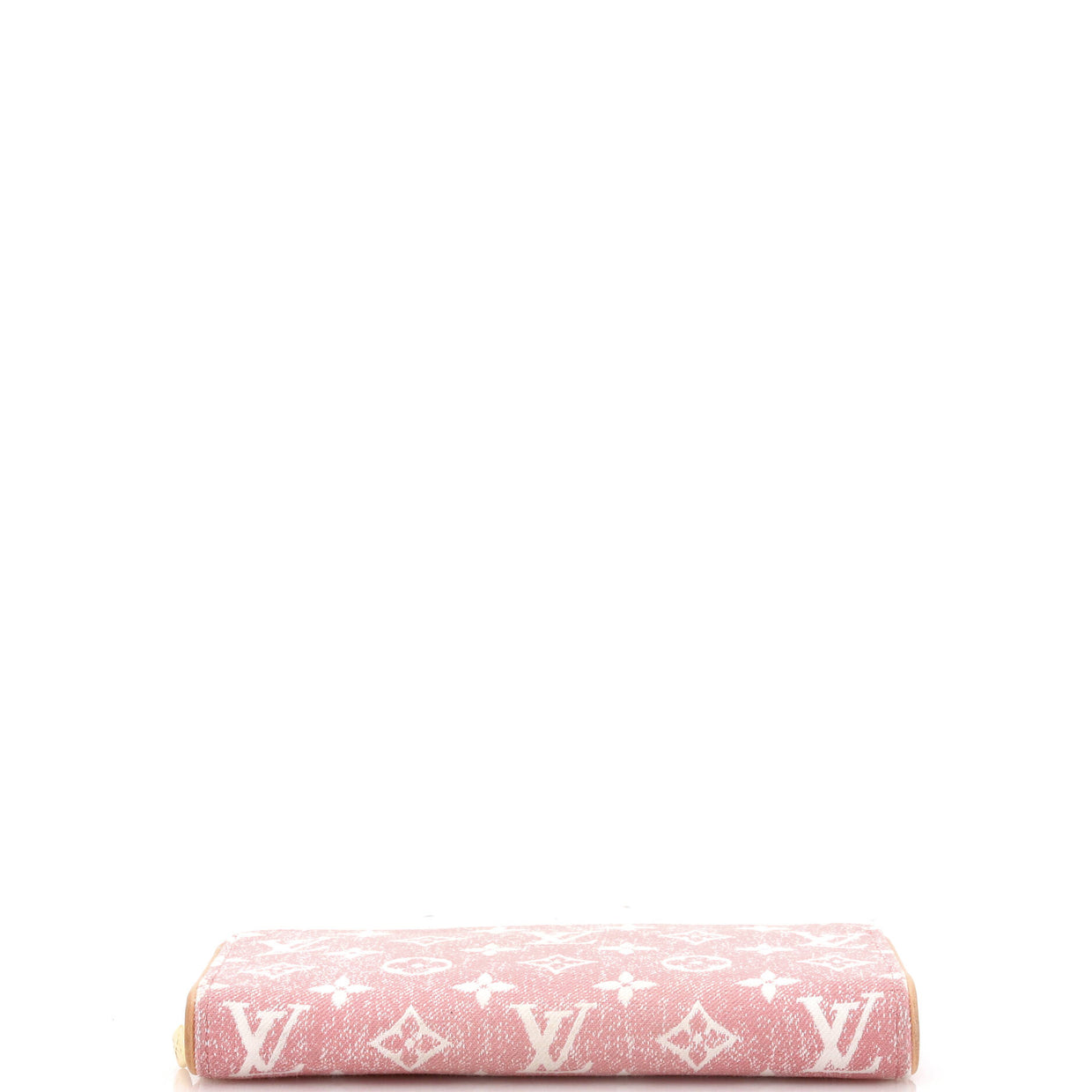Zippy Wallet Monogram Jacquard Denim - Deep Luxury