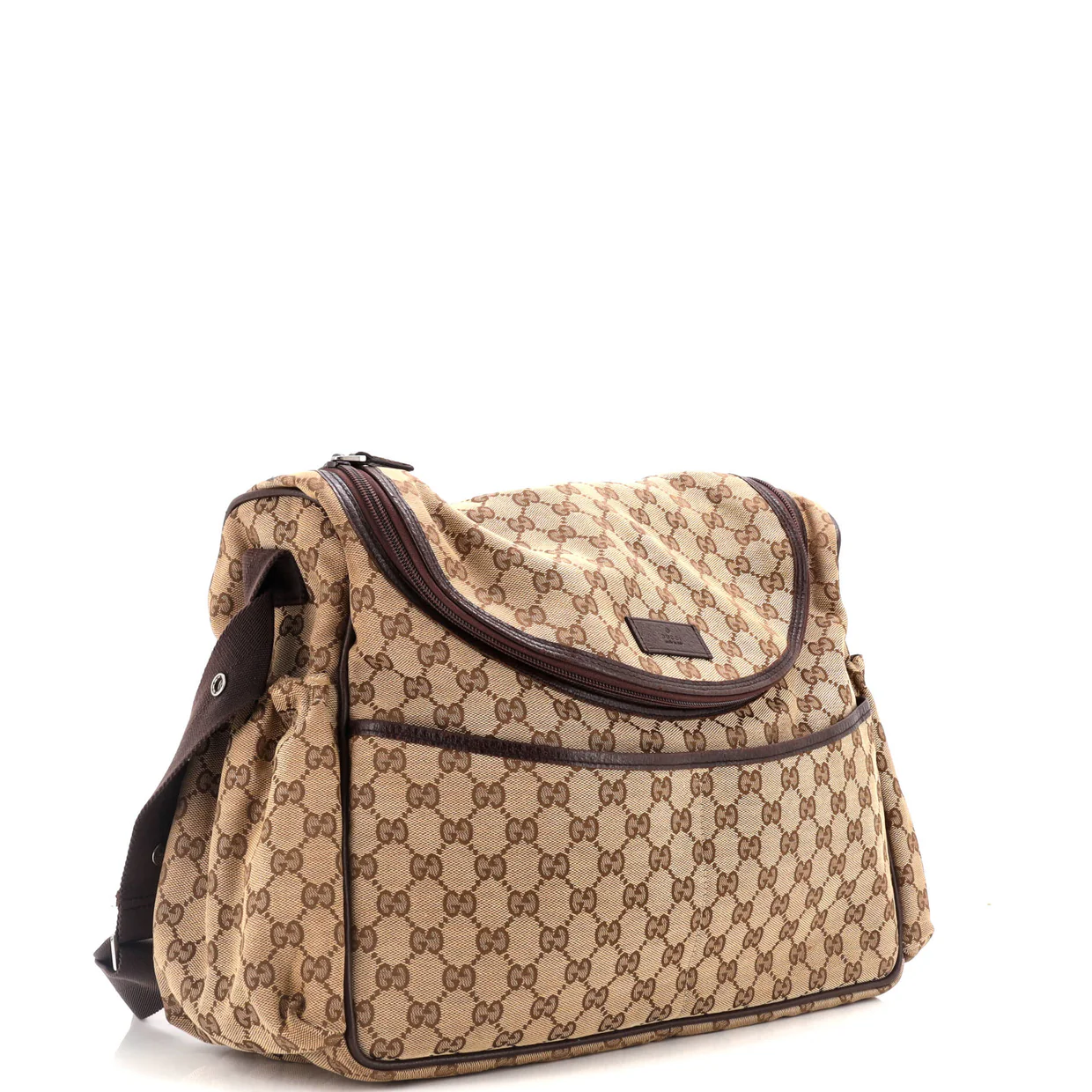 Diaper Crossbody Bag GG Canvas - Deep Luxury