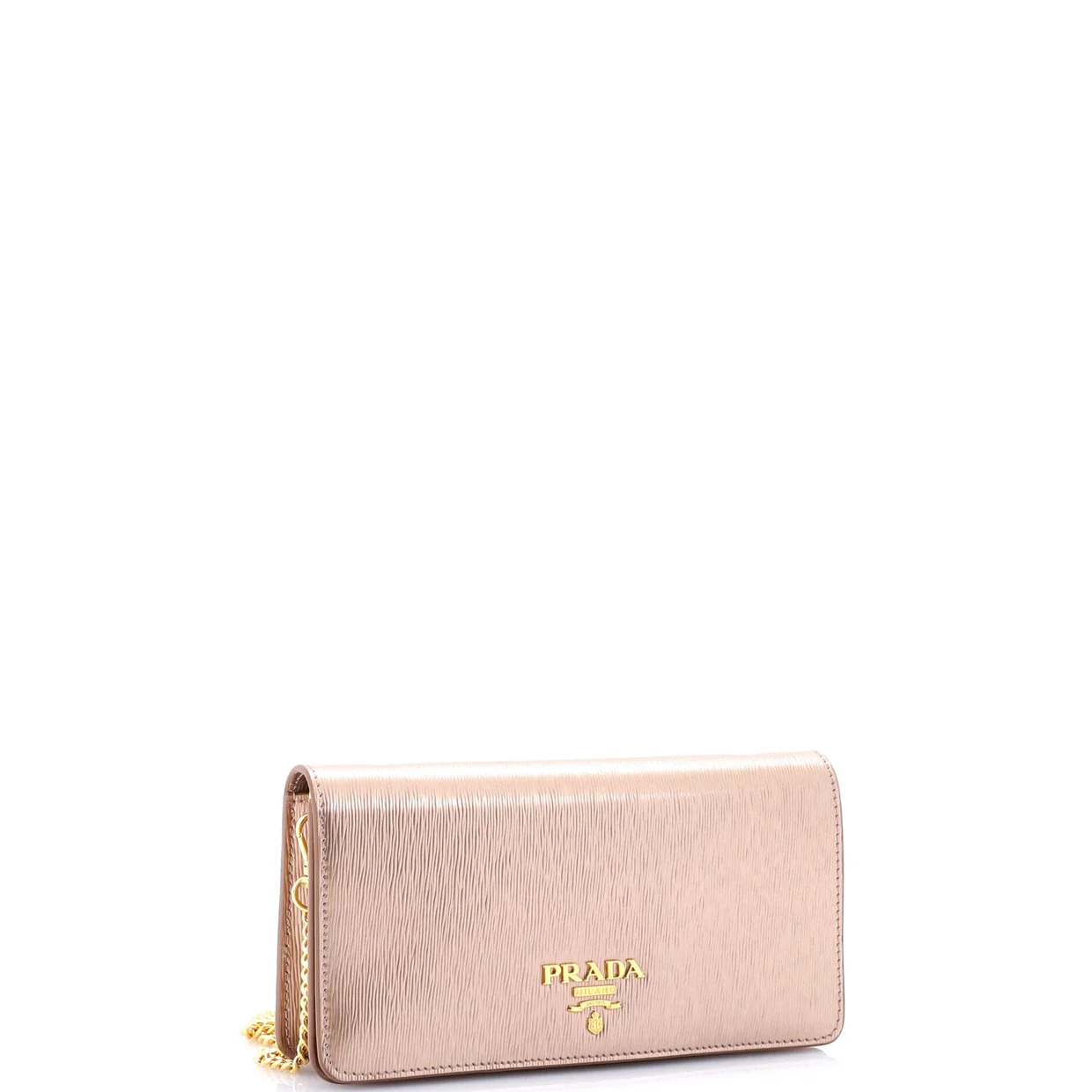 Chain Wallet Crossbody Saffiano Leather - Deep Luxury
