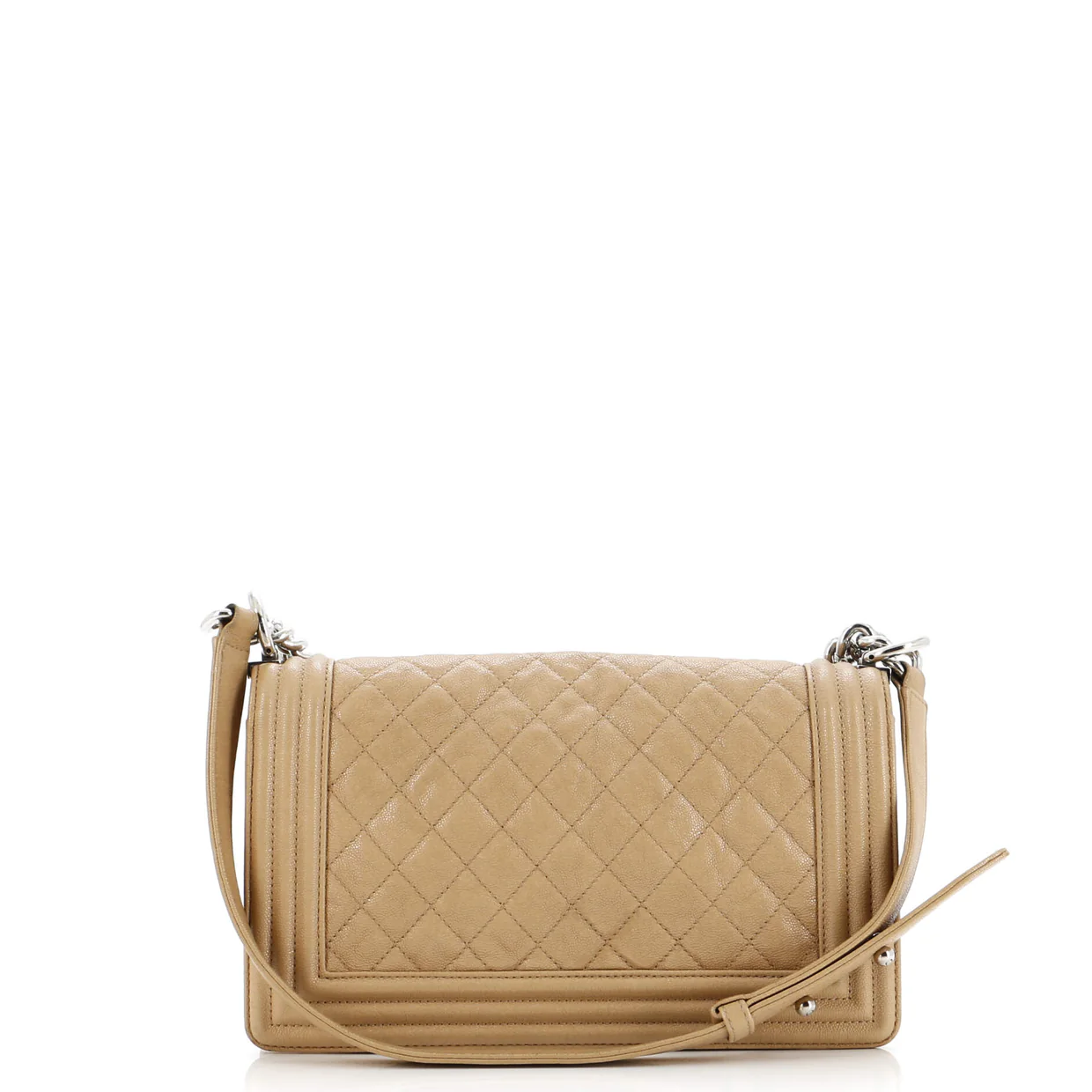 Boy Flap Bag Quilted Caviar Old Medium - Deep Luxury