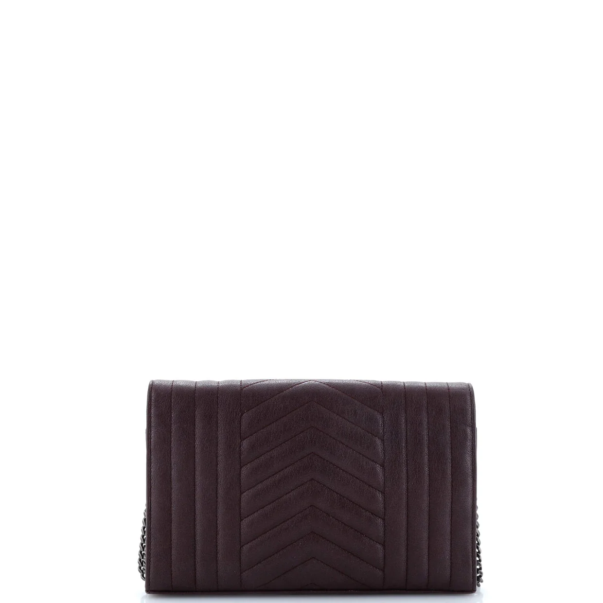 Classic Monogram Chain Wallet Mixed Matelasse Leather Medium - Deep Luxury
