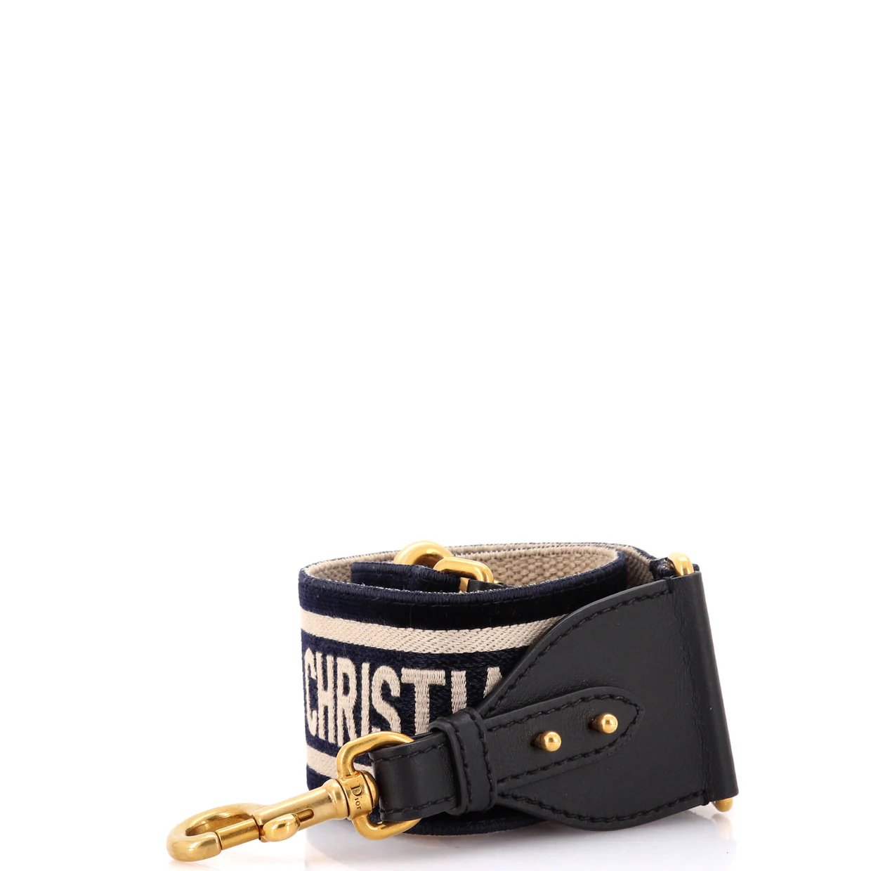 Logo Shoulder Strap Embroidered Canvas Thin - Deep Luxury