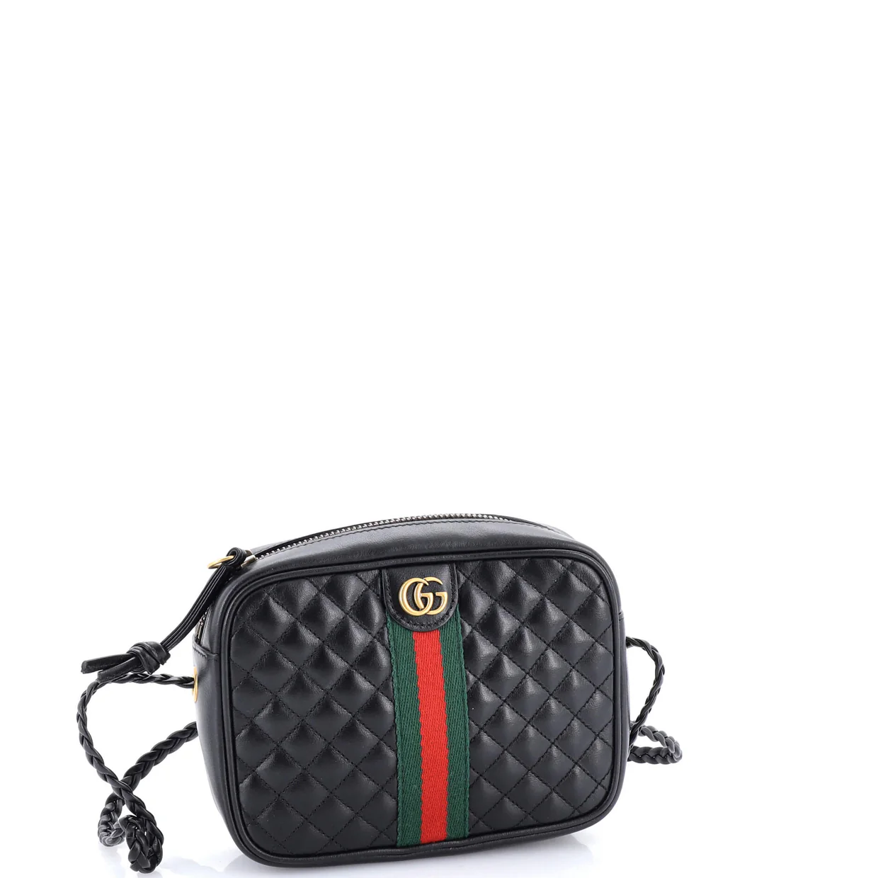 Trapuntata Camera Bag Quilted Leather Mini - Deep Luxury