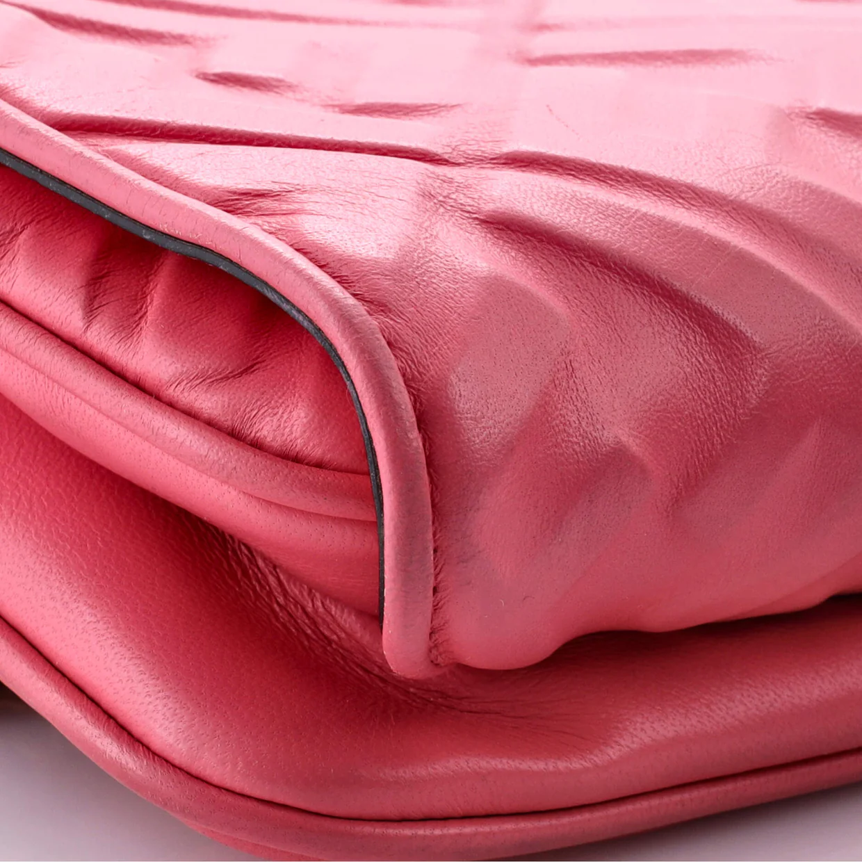 Upside Down Bag Zucca Embossed Leather - Deep Luxury