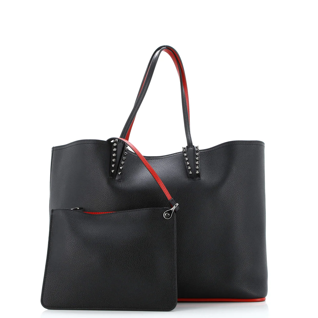 Cabata East West Tote Leather Large - Deep Luxury