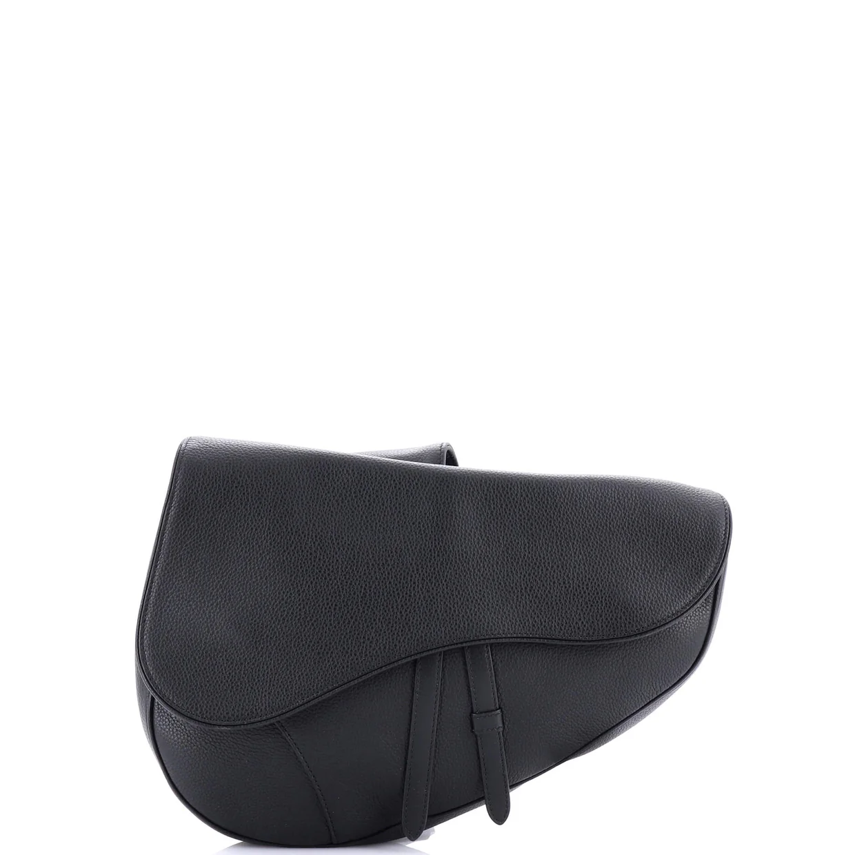Saddle Crossbody Bag Leather Maxi - Deep Luxury