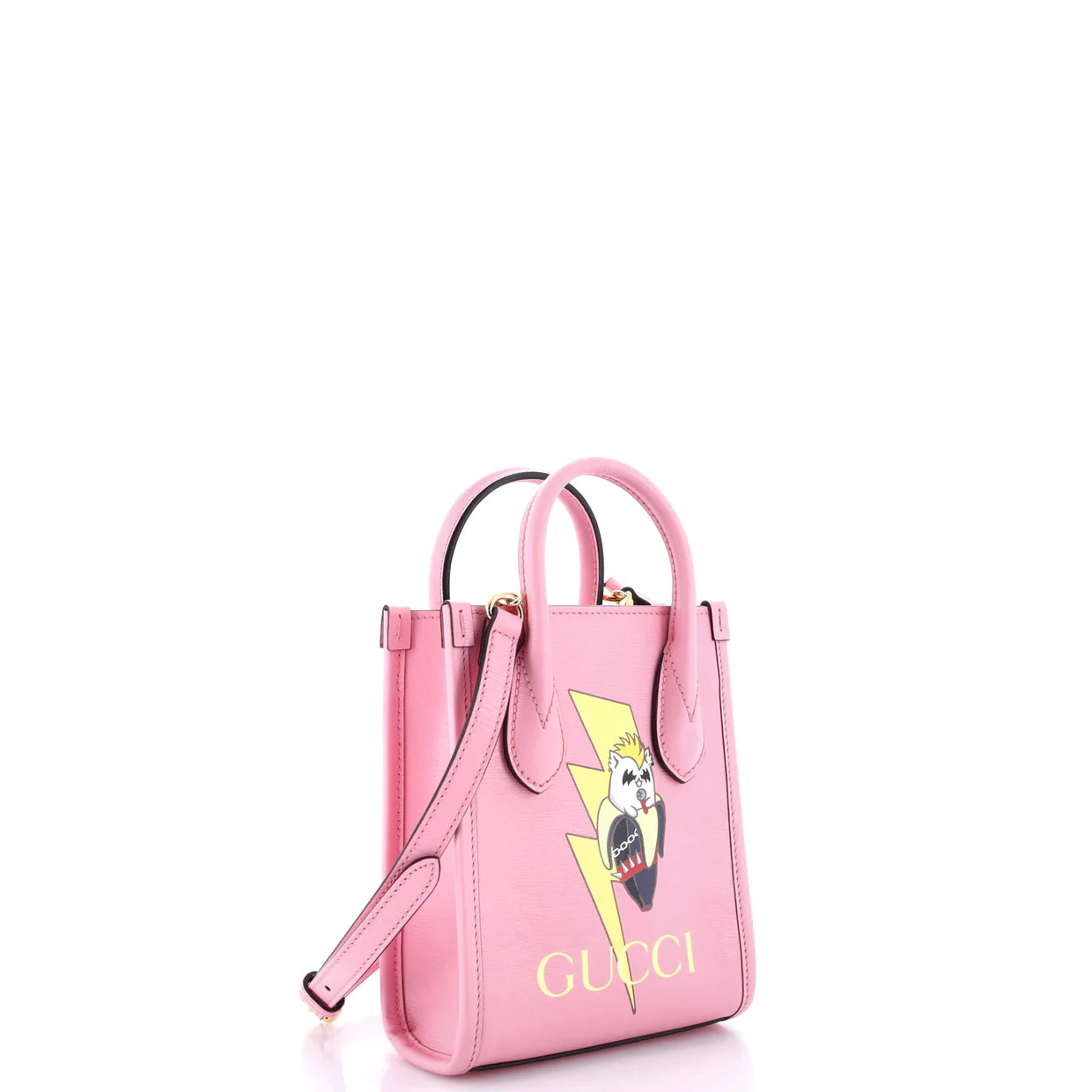 Vertical Tote Printed Leather Mini - Deep Luxury