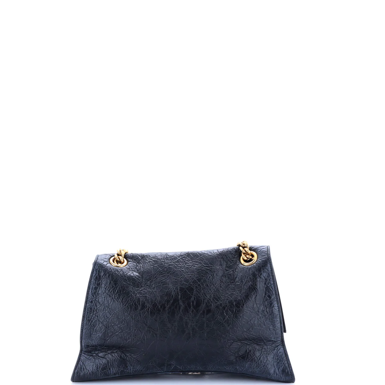 Crush Charm Chain Flap Bag Leather Medium - Deep Luxury