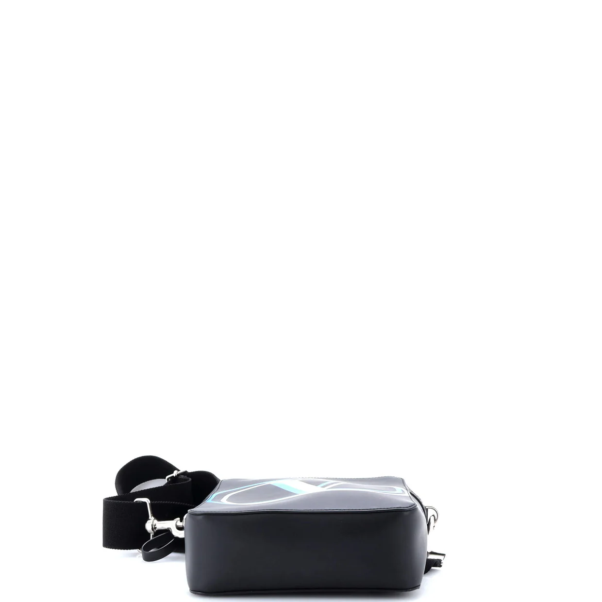 Vlogo Square Crossbody Bag Printed Leather Small - Deep Luxury