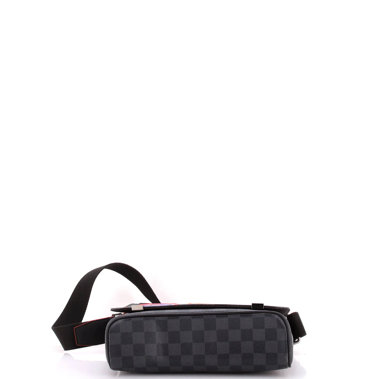 District NM Messenger Bag Alps Patches Damier Graphite PM - Deep Luxury