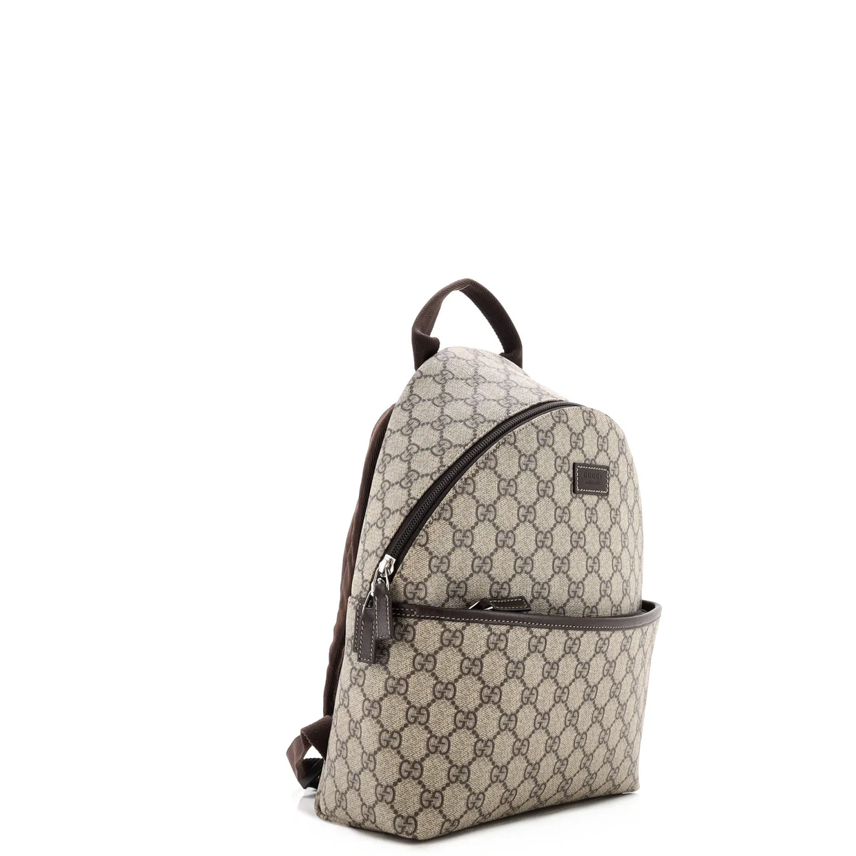 Front Pocket Backpack GG Coated Canvas Small - Deep Luxury