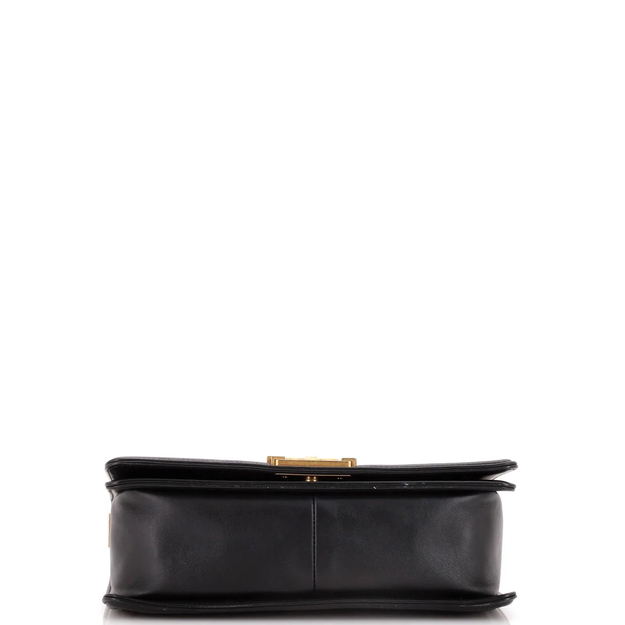 By The Sea Boy Flap Bag Chevron Embroidered Calfskin Old Medium - Deep Luxury