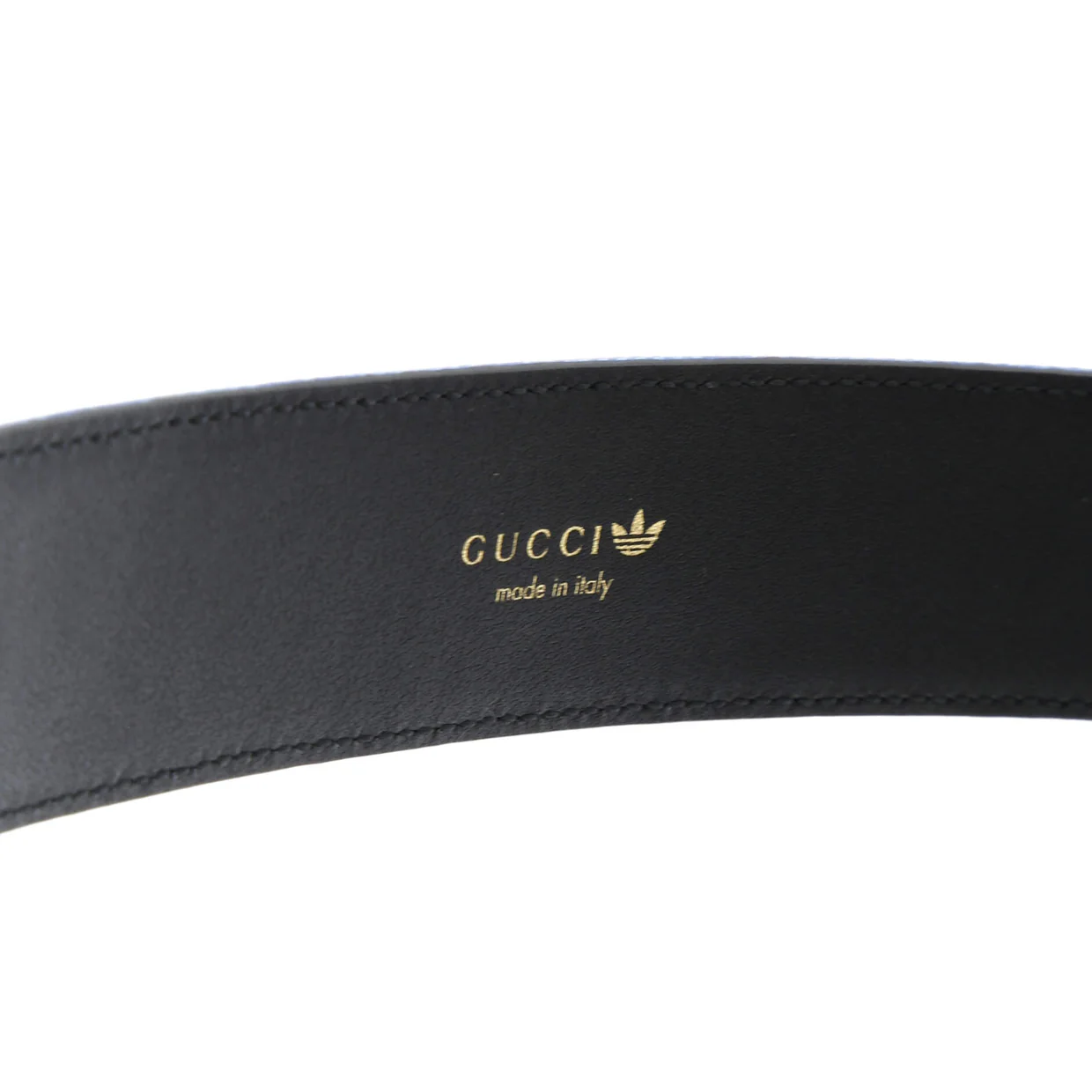 x adidas GG Marmont Belt GG Coated Canvas and Leather - Deep Luxury