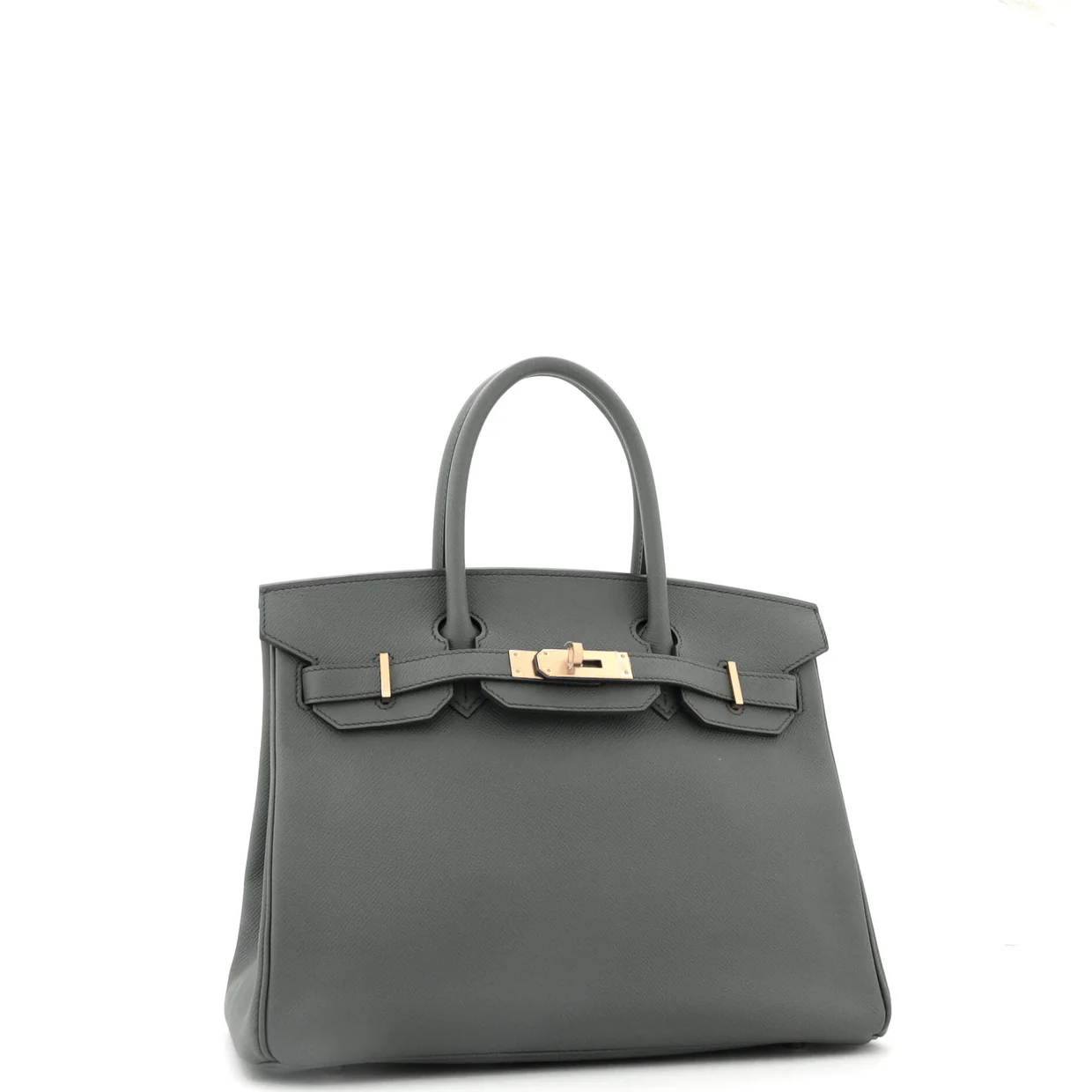 Birkin Handbag Vert Amande Epsom with Gold Hardware 30 - Deep Luxury