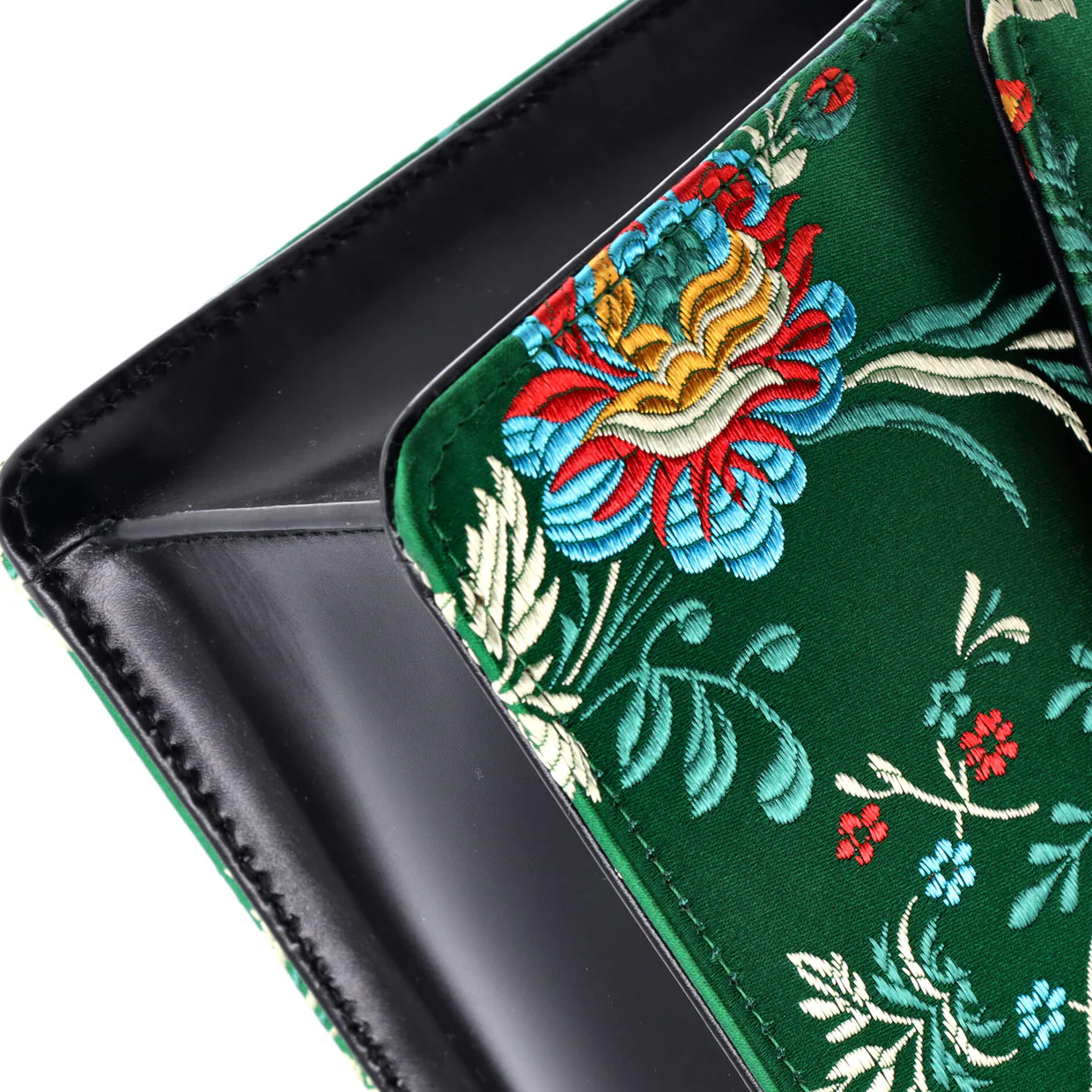 Sylvie Shoulder Bag Floral Jacquard Small - Deep Luxury