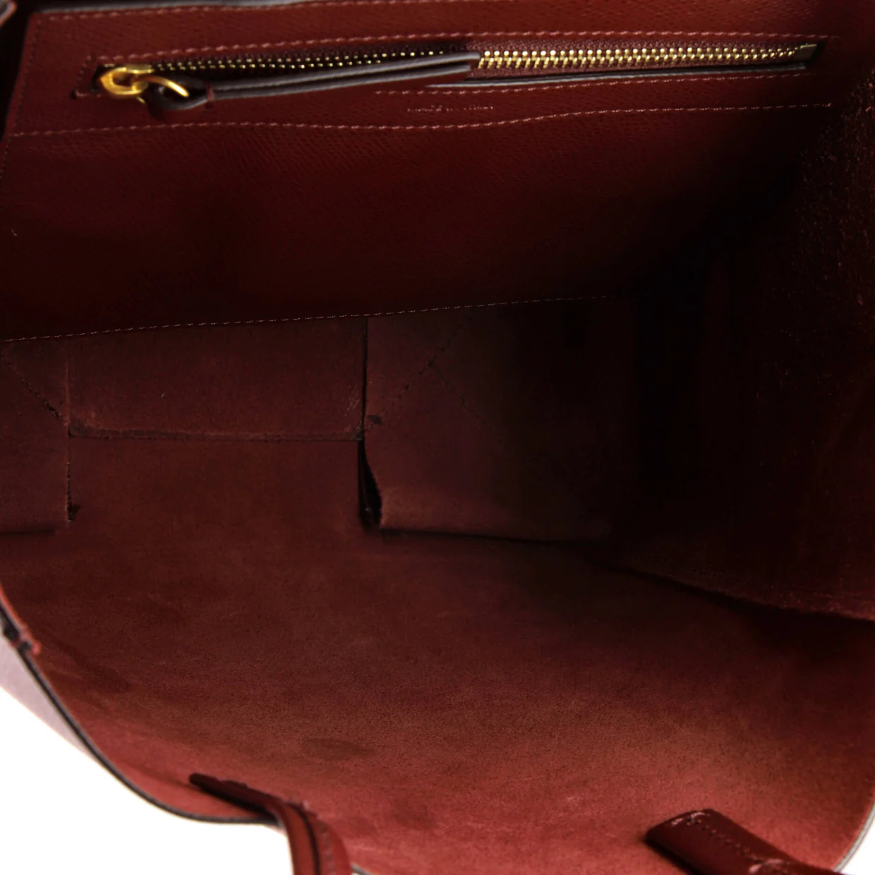 Vertical Cabas Tote Grained Calfskin Small - Deep Luxury
