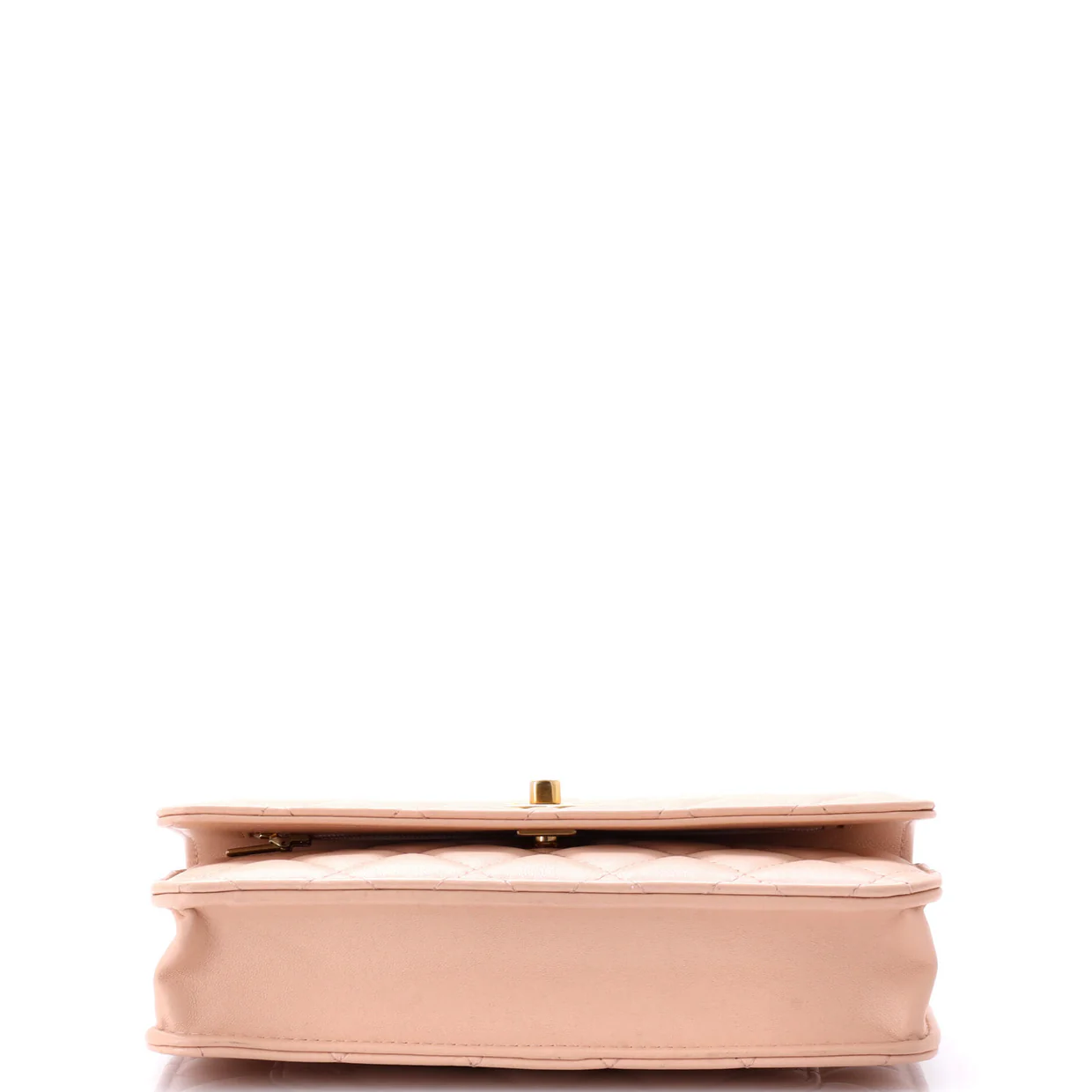 Sweet Camellia Wallet on Chain Quilted Lambskin - Deep Luxury