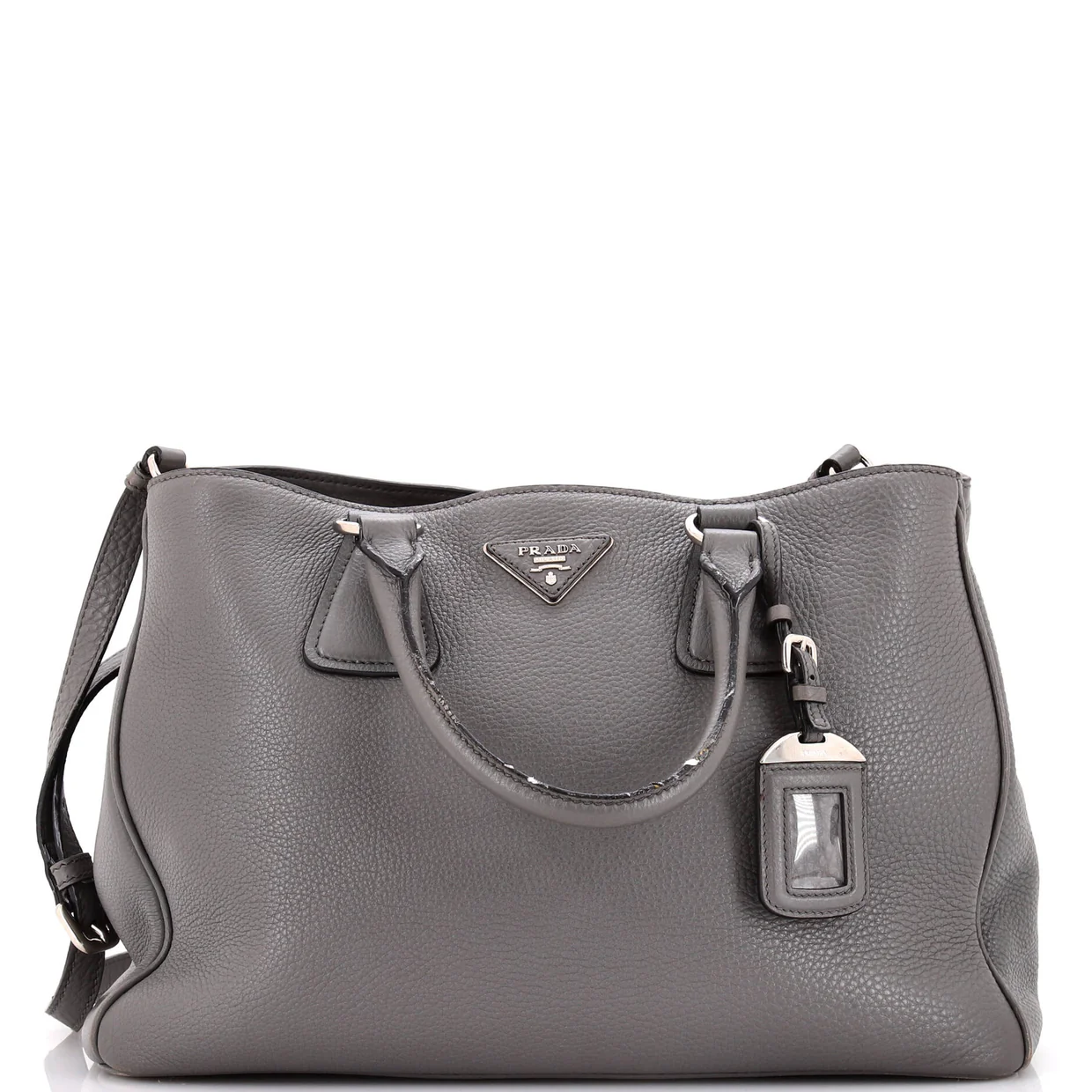 Convertible Shopping Tote Vitello Daino Medium - Deep Luxury