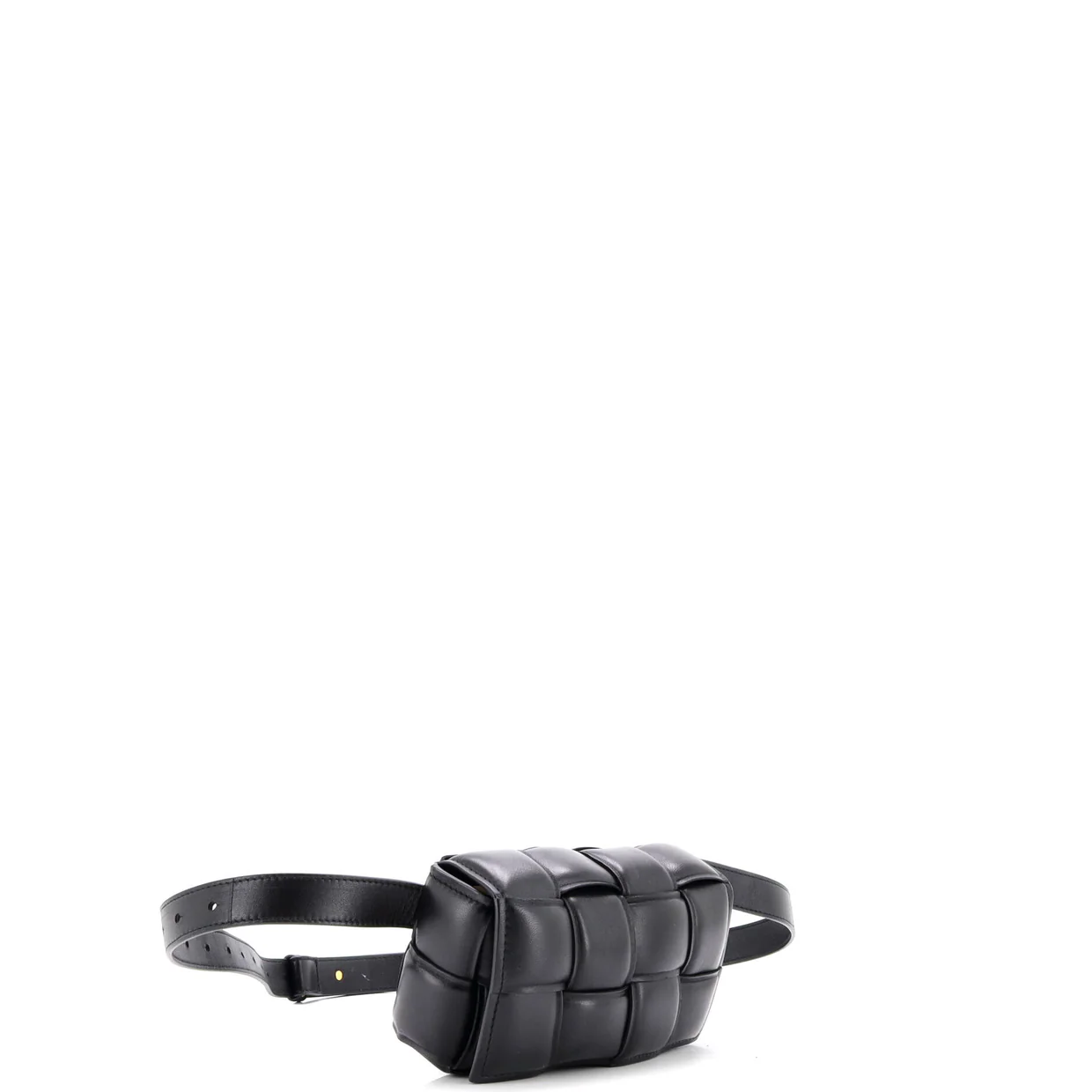 Cassette Belt Bag Padded Intrecciato Leather - Deep Luxury
