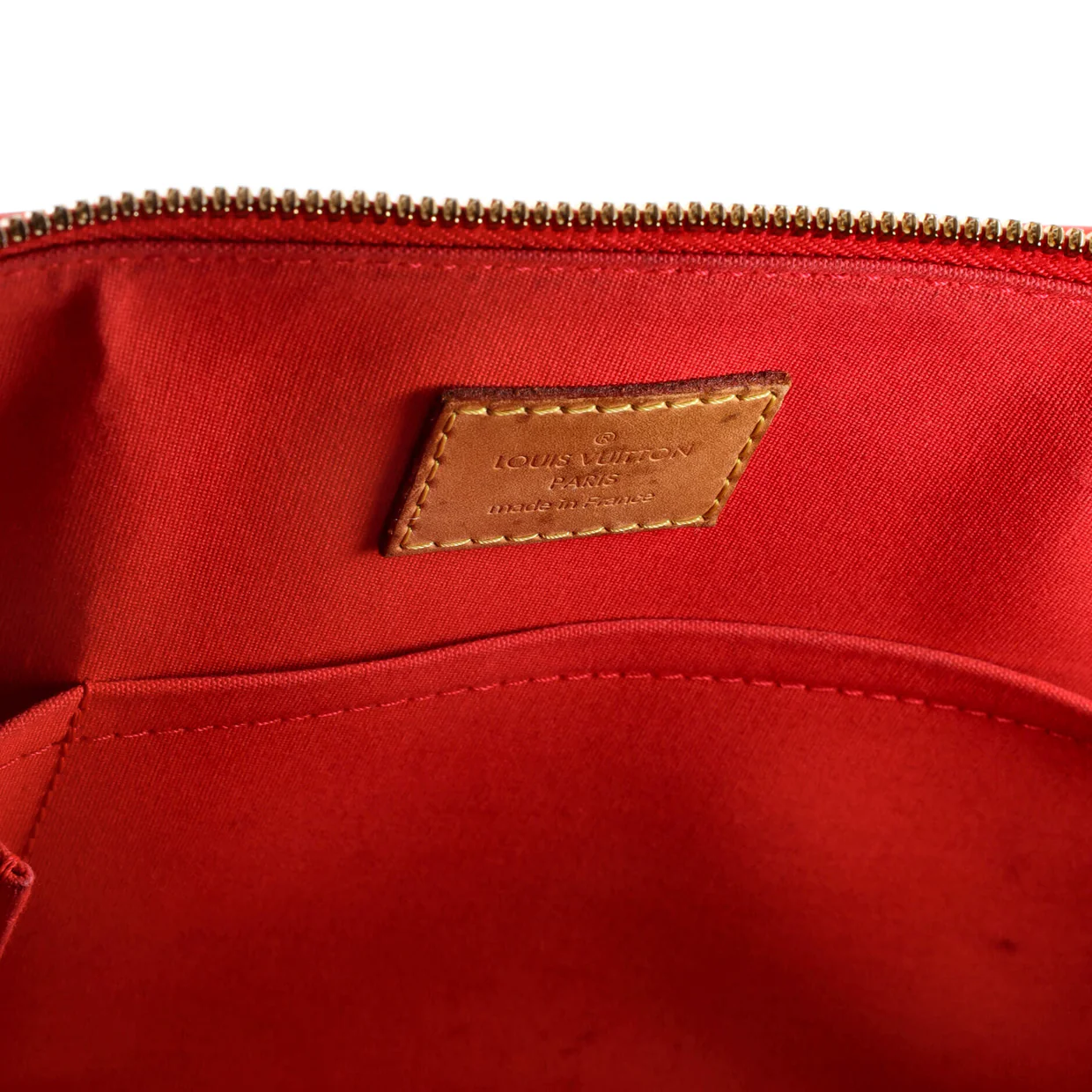 Alma Handbag Monogram Vernis PM - Deep Luxury