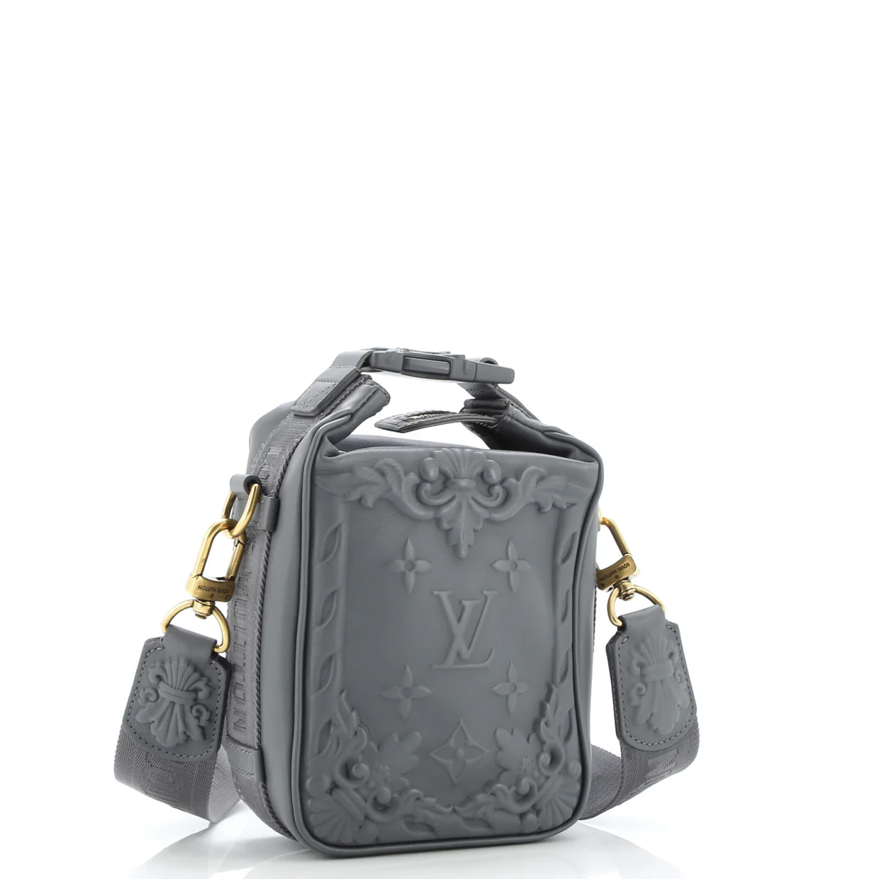 Cruiser Messenger Bag Limited Edition Decorative Debossed Calfskin - Deep Luxury