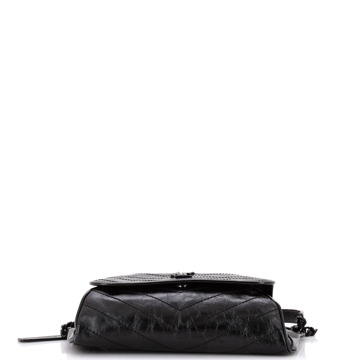 Niki Body Bag Matelasse Chevron Leather - Deep Luxury