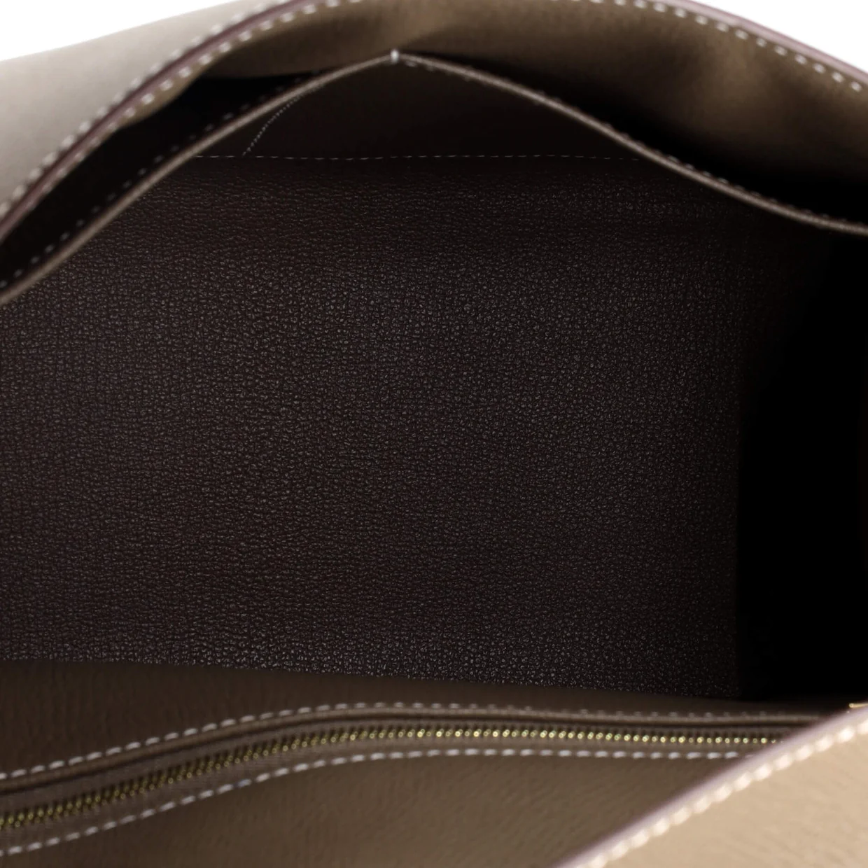 Kelly Handbag Grey Epsom with Gold Hardware 28 - Deep Luxury