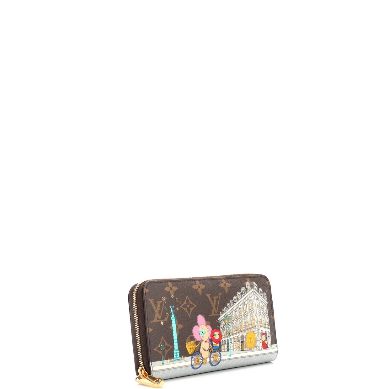 Zippy Wallet Limited Edition Vivienne Xmas Monogram Canvas - Deep Luxury