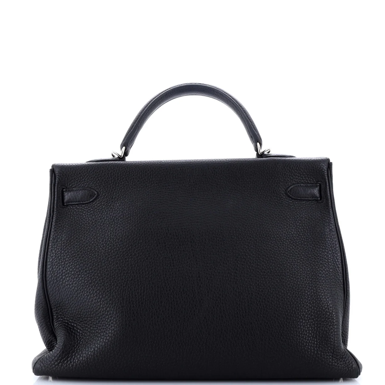 Kelly Handbag Noir Togo with Palladium Hardware 35 - Deep Luxury