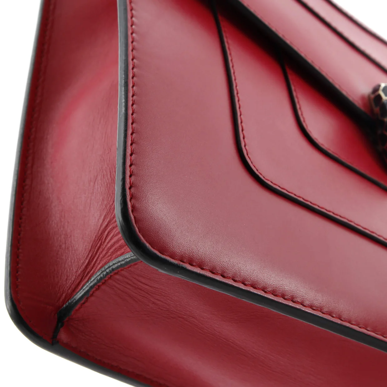 Serpenti Forever Square Shoulder Bag Leather Medium - Deep Luxury