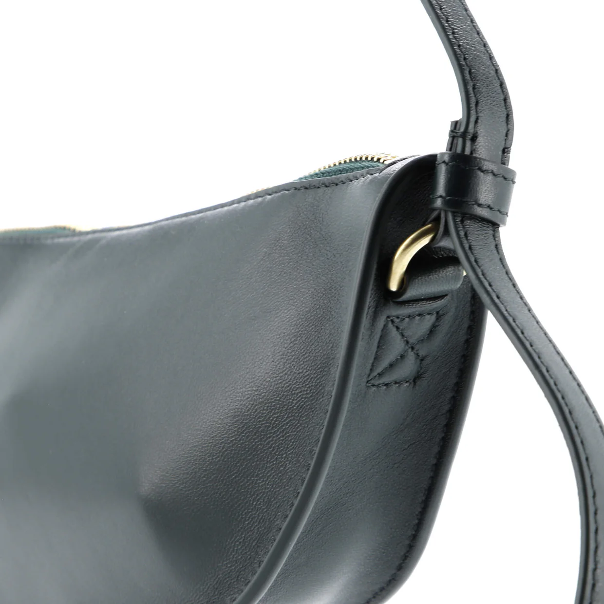 Shield Sling Shoulder Bag Leather Mini - Deep Luxury