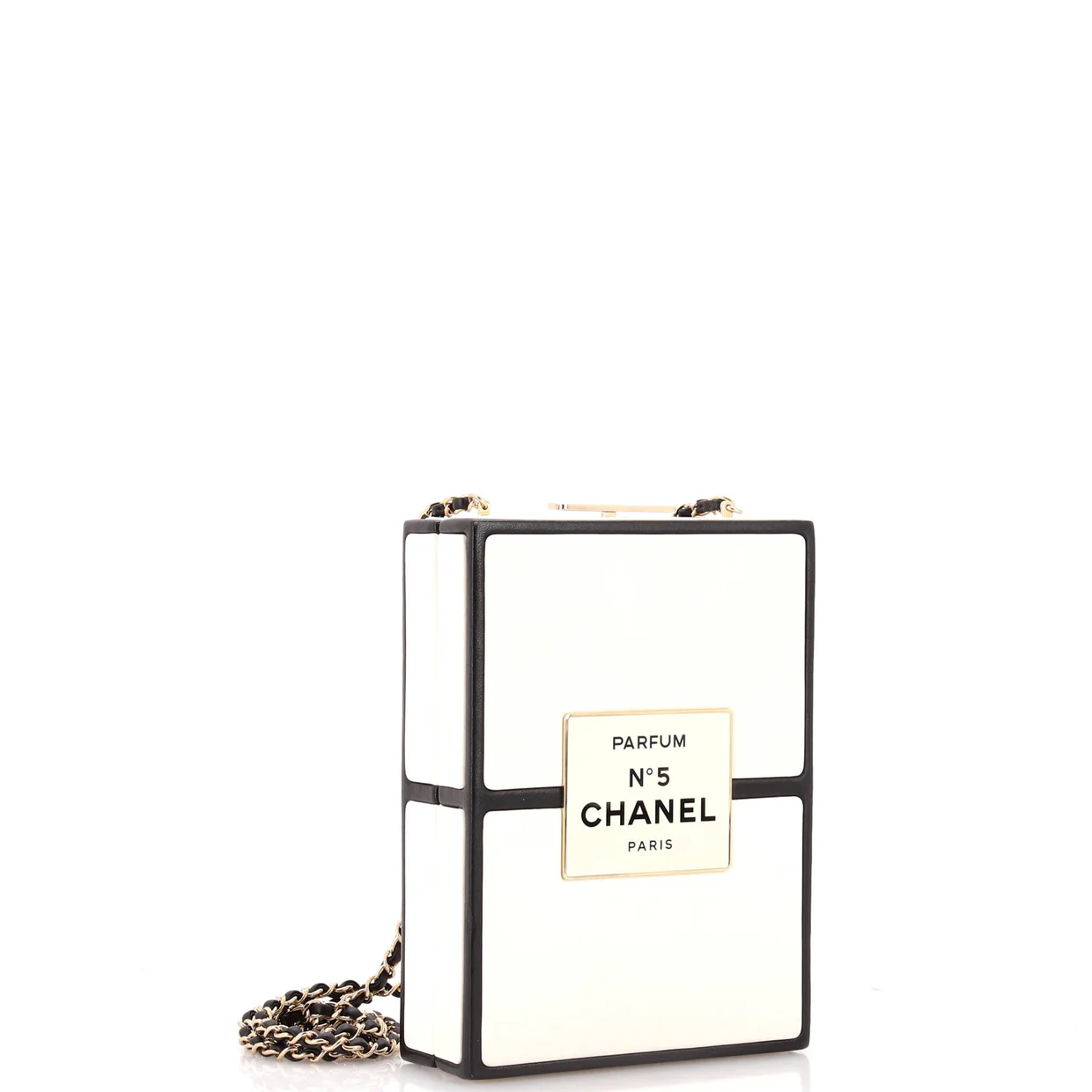 No.5 Perfume Box Evening Clutch Leather - Deep Luxury