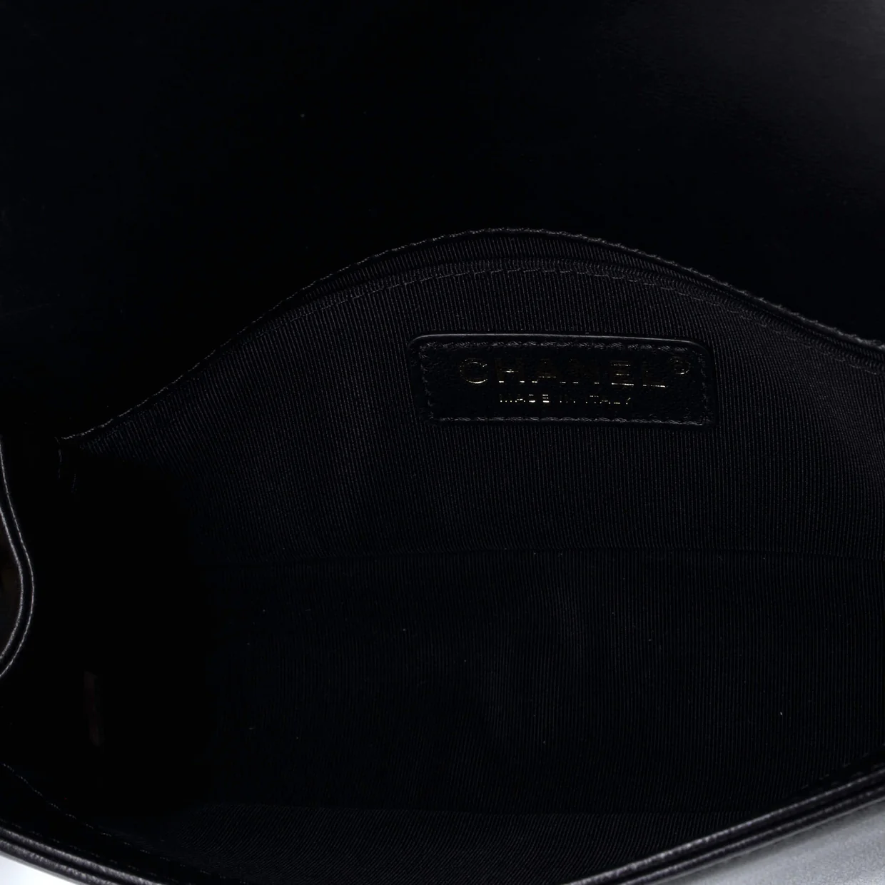 Boy Flap Bag Braided Chevron Calfskin and Lambskin Small - Deep Luxury