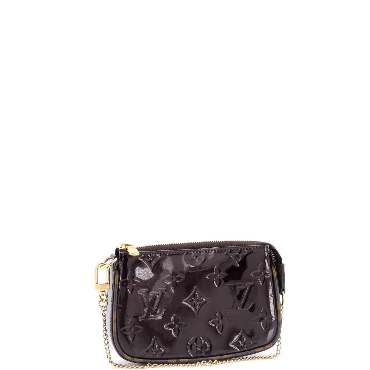 Pochette Accessoires Monogram Vernis with Monogram Canvas Mini - Deep Luxury